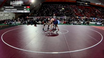 3A 190 lbs Champ. Round 1 - Parker Farmer, Grangeville vs Sean Posey, New Plymouth