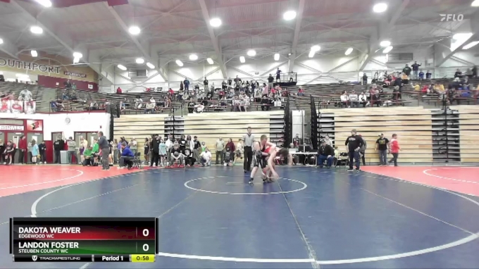 126-137 lbs Quarterfinal - Dakota Weaver, Edgewood WC vs Landon Foster ...