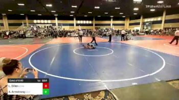 65 lbs Consi Of 8 #2 - Lucas Dillen, Vcwa vs Austin Armstrong, East Idaho Elite