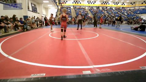 64-67 lbs Rr Rnd 2 - Ike Payne, Hilldale Youth Wrestling Club vs Hutch Landrum, HURRICANE WRESTLING ACADEMY