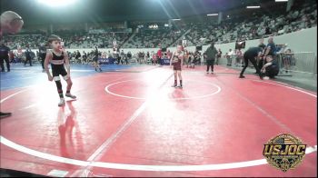 49 lbs Consi Of 16 #2 - Easton Winans, Rough Riders vs Briggs Cole, Weatherford Youth Wrestling