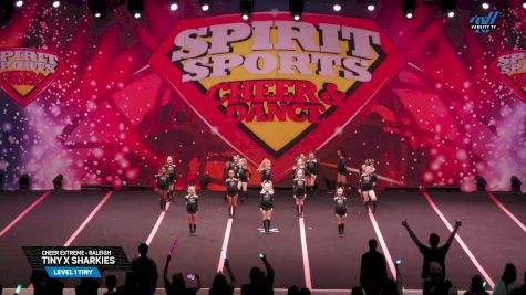Cheer Extreme - Raleigh - Tiny X Sharkies [2025 L1 Tiny Day 2] 2025 Spirit Sports Myrtle Beach Nationals