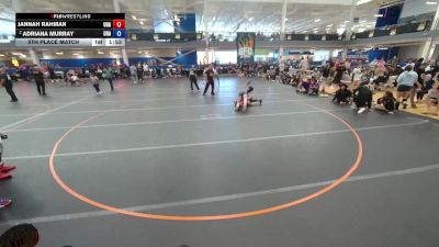 125 lbs 5th Place Match - Jannah Rahman, Unattached vs Adriana Murray, Unattached