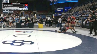 120 lbs 5th Place Match - Alyis Brown, Florida vs Spenser McCammon, Indiana