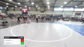 156 lbs Consi Of 16 #2 - Jaxon Lansdon, Thundercats WC vs Cole Reason, Team Honey Badgers