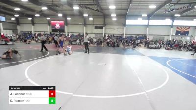 156 lbs Consi Of 16 #2 - Jaxon Lansdon, Thundercats WC vs Cole Reason, Team Honey Badgers