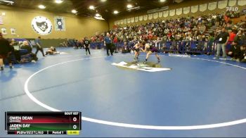 120 lbs Cons. Round 2 - Owen Dean, Lemoore vs Jaden Day, Righetti