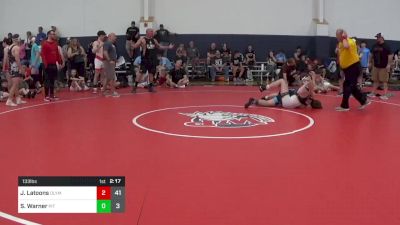 133 lbs Round 2 - Jake Latoons, Olympia National vs Scottie Warner, Pit Crew