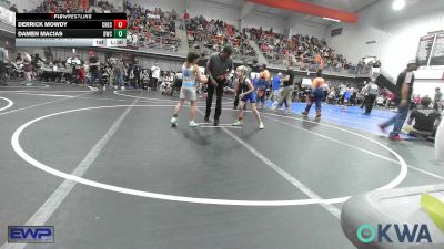 64 lbs Round Of 16 - Derrick Mowdy, Checotah Matcats vs Damen Macias, Berryhill Wrestling Club