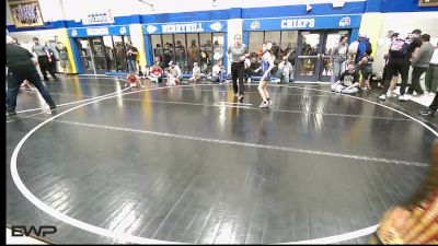 67 lbs Consolation - Maggie Bowman, Team Tulsa Wrestling Club vs Blaine Backus, Newkirk Takedown Club