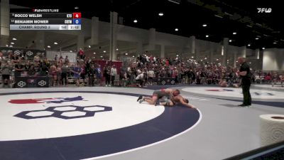 86 lbs Champ. Round 3 - Rocco Welsh, KD Training Center vs Benjamin Mower, Cowboy RTC/ Titan Mercury Wrestling Club (TMWC)