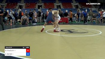 170 lbs Cons 8 #1 - Brayden Clayburn, Oregon vs Connor Barket, Indiana