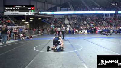 115 lbs Semifinal - Kelton Doucet, Kansas YG vs Keaton Nelson, Manhattan