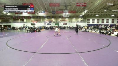 124 lbs Quarterfinal - Shelby Moore, McKendree University vs Annesley Day, Tiffin University