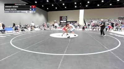 132 lbs Cons. Round 4 - Arihant Boddu, TX vs Shane Rettig, CO