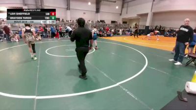 100 lbs Quarterfinal - Brayden Turdo, Texas Elite Wrestling Club vs Levi Sheffield, 512 Outlaw Wrestling