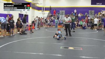 45 lbs Round 1 - Ira Wampler, Mid-South Wrestling Academy vs Jeremiah De Luna, JET