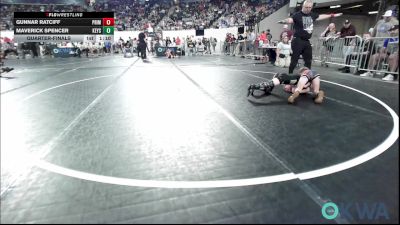 64 lbs Quarterfinal - Gunnar Ratciff, Prime Wrestling vs Maverick Spencer, Keystone Kids Wrestling Club