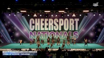 Pride of Illinois - Paradise [2026 L2 Youth - D2 - Medium Day 2] 2026 CHEERSPORT National All Star Cheerleading Championship