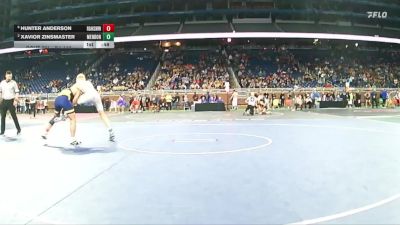 D4-138 lbs Cons. Round 3 - Xavior Zinsmaster, Mendon vs Hunter Anderson, Royal Oak Shrine Catholic