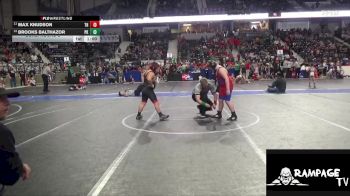 125 lbs Cons. Round 2 - Max Knudson, Team Hawks vs Brooks Balthazor, Plainville Kids