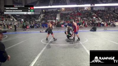 125 lbs Cons. Round 2 - Max Knudson, Team Hawks vs Brooks Balthazor, Plainville Kids