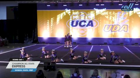 Champion All Stars - Empress [2024 L1.1 Youth - PREP Day 1] 2024 UCA Sandy Fall Classic