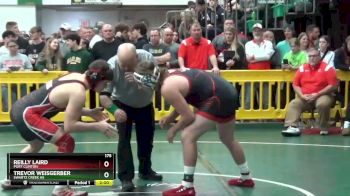 175 lbs Champ. Round 2 - Trevor Weisgerber, Swartz Creek HS vs Reilly Laird, PORT CLINTON