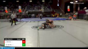 3A-152 lbs Cons. Round 2 - Gabe Harris, Lander Valley vs Jaxxson Gomez, Green River