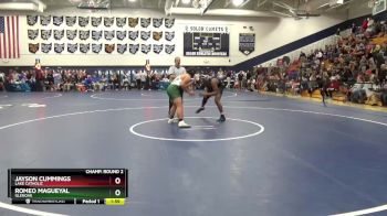 215 lbs Champ. Round 2 - Jayson Cummings, Lake Catholic vs Romeo Magueyal, GlenOak