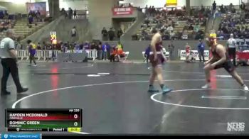 AA 220 lbs Cons. Round 2 - Hayden Mcdonald, Maryville vs Dominic Green, Franklin