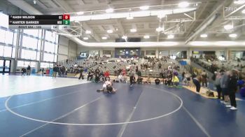 106 lbs Cons. Round 4 - Kash Wilson, Grand County vs Karter Barker, Weber