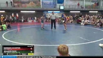 95 lbs Round 6 (8 Team) - Dominick Schopfer, NOLA Gold vs Brandon Buck, Full Throttle Wrestling