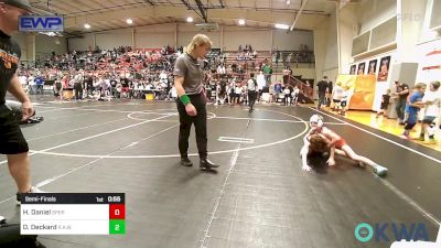 67 lbs Semifinal - Hudson Daniel, Sperry Wrestling Club vs Daxton Deckard, R.A.W.