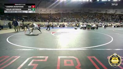 B5A-165 lbs 3rd Place Match - Maliki Jefferson, MacArthur vs Cooper Zickefoose, Claremore