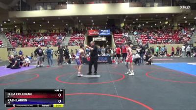 97 lbs Quarterfinal - Shea Colleran, IL vs Kash Larkin, AZ