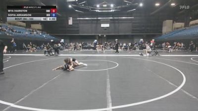 103 lbs Cons. Round 3 - Sofia Abramson, Oklahoma City University vs Mya Hairston, Central Methodist University