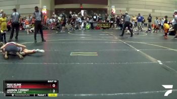 140 lbs Finals (8 Team) - Max Klink, Ares Black vs Jaxson Czerny, Metro All Stars