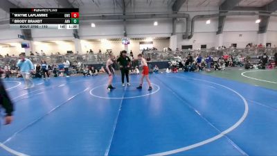 110 lbs Quarterfinal - Wayne LaFlamme, Global Wrestling Club vs Brody Brandt, Austin Wrestling Academy