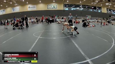 68 lbs Round 2 (6 Team) - Joseph Rhodes, Cali Red vs Easton Ginn, CP Wrestling Academy