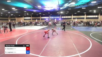 70 kg Quarterfinal - Angel Escalera, Top Notch WC vs Noah Lagman, Savage House WC