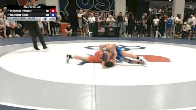60 kg Champ. Rd Of 64 - Weston Porter, Powerhouse Wrestling Club vs Carson Blum, Michigan Premier WC