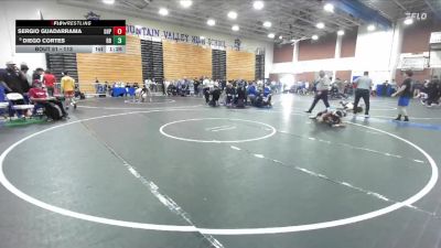 113 lbs Champ. Round 1 - Diego Cortes, Rancho Bernardo vs Sergio Guadarrama, Granite Hills (Porterville)
