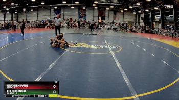 76 lbs Rd# 4- 2:00pm Friday Final Pool - Grayden Paris, POWA vs Eli Bechtold, PA Gold