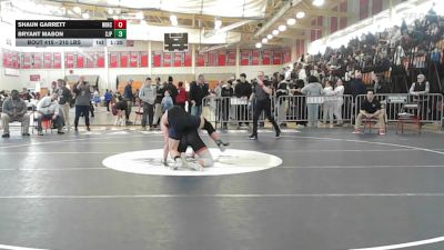 215 lbs 7th Place - Shaun Garrett, Winchester vs Bryant Mason, Saint John's Prep