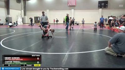 70 lbs Cons. Semi - Henry Screws, Ohatchee Youth Wrestling vs Carter Tindall, Alexander City Youth Wrestling