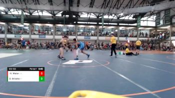 123-133 lbs Cons. Round 1 - Henry Maier, Crosstown Spartan Elite WC vs Dairean Brooks, Quincy