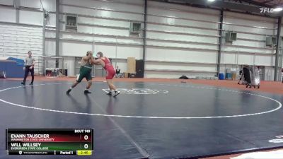 285 lbs Cons. Semi - Evann Tauscher, Washington State University vs Will Willsey, Evergreen State College