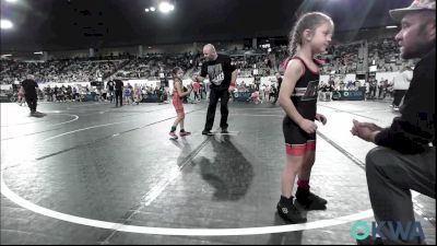 55 lbs Consi Of 8 #2 - Ayva House, Hinton Takedown Club vs Laylen Parish, Wagoner Takedown Club