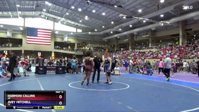 190 lbs Round 1 - Harmoni Callins, OK vs Avey Mitchell, TX